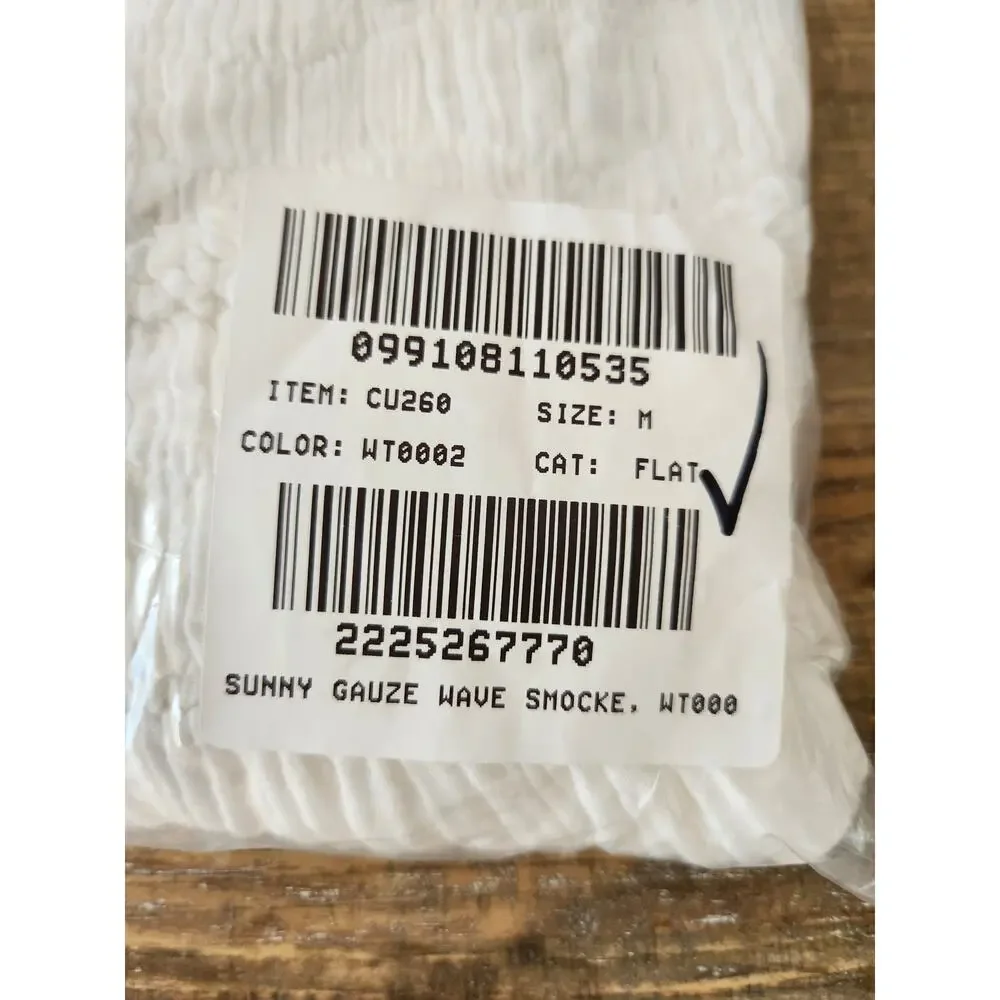 NWT J. Crew Wave Maxi Dress In Sunny Gauze White M